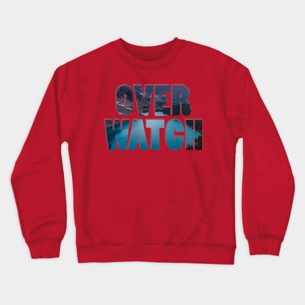 OVER WATCH Crewneck Sweatshirt by afternoontees